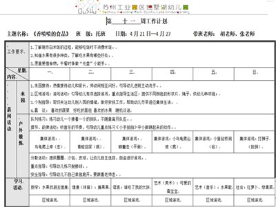 第十一周周计划